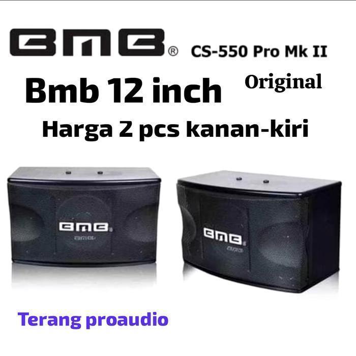 SPEAKER PASIF BMB 12"INCH CS-550V MKII PRO GARANSI RESMI SPIKER SPEKER BMB 12 INCH ORIGINAL