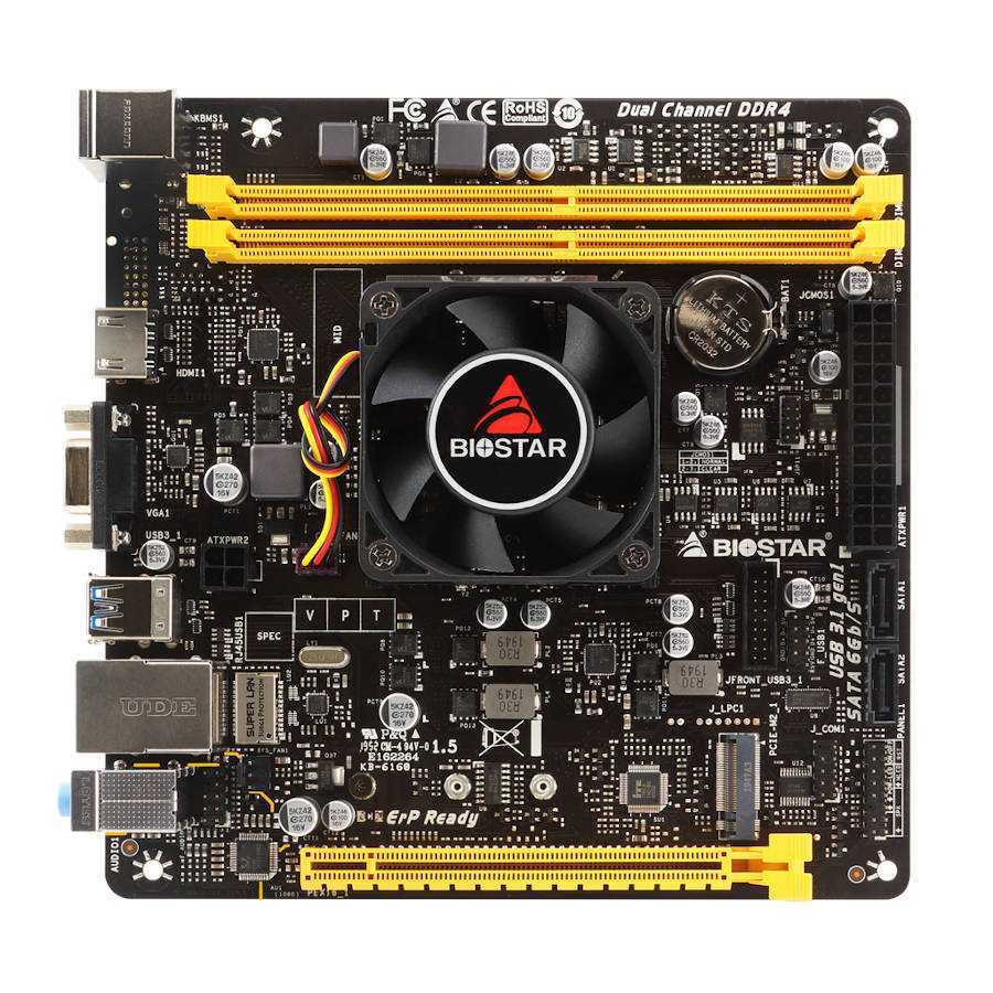 BIOSTAR A10N-9630E AMD On Board FX-9630P DDR4 Mini-ITX Motherboard
