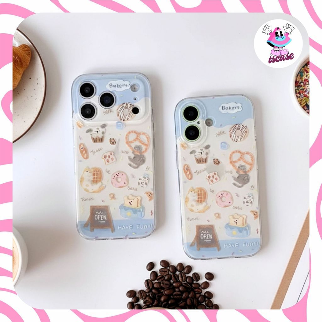 BAKERY SHOP ANGEL EYE PRINTING case vivo y19s v29e y36 y27 y17S y28 v27e v23  v23e v21e v9 t1 y75 y1