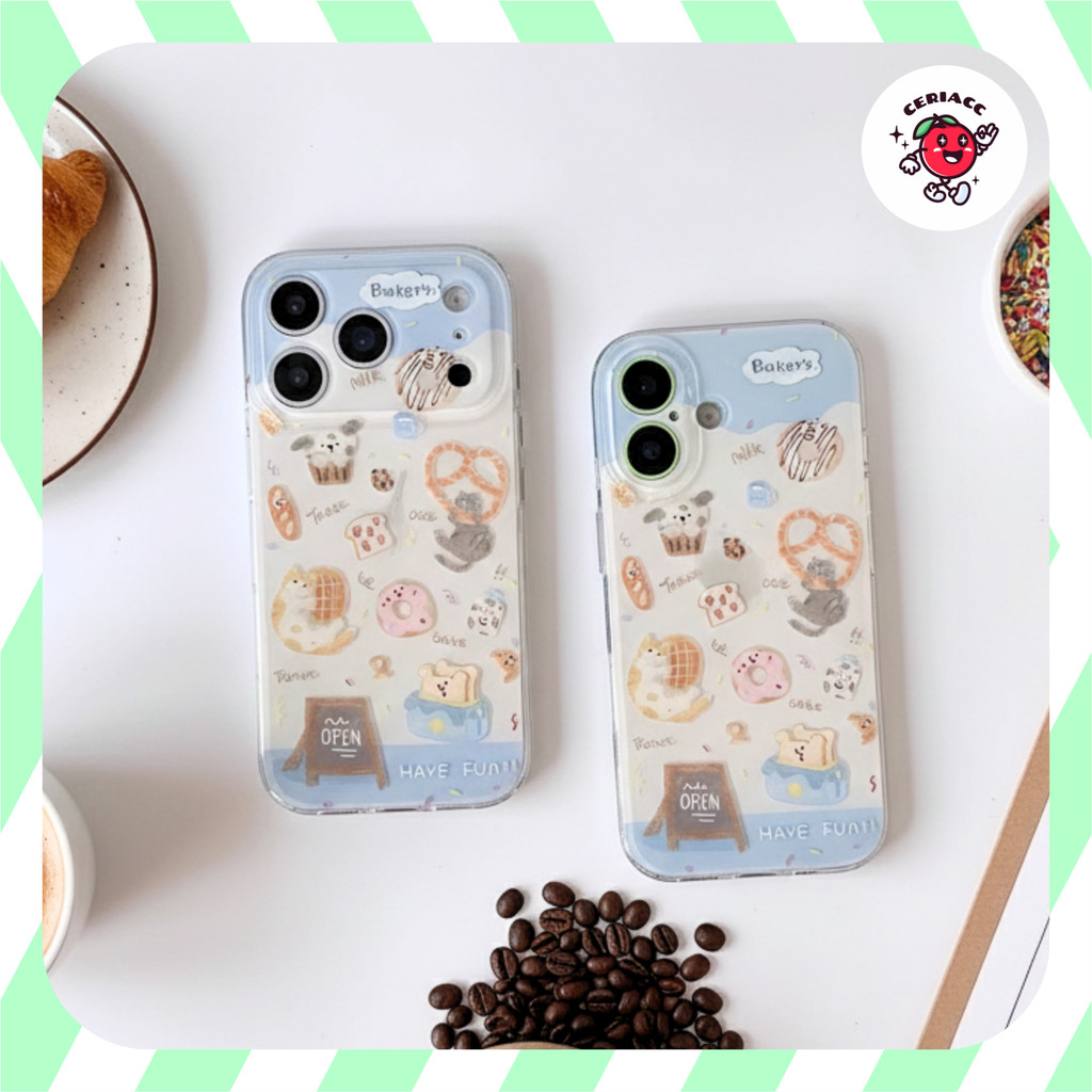 BAKERY SHOP ANGEL EYE PRINTING case vivo y19s v29e y36 y27 y17S y28 v27e v23  v23e v21e v9 t1 y75 y1