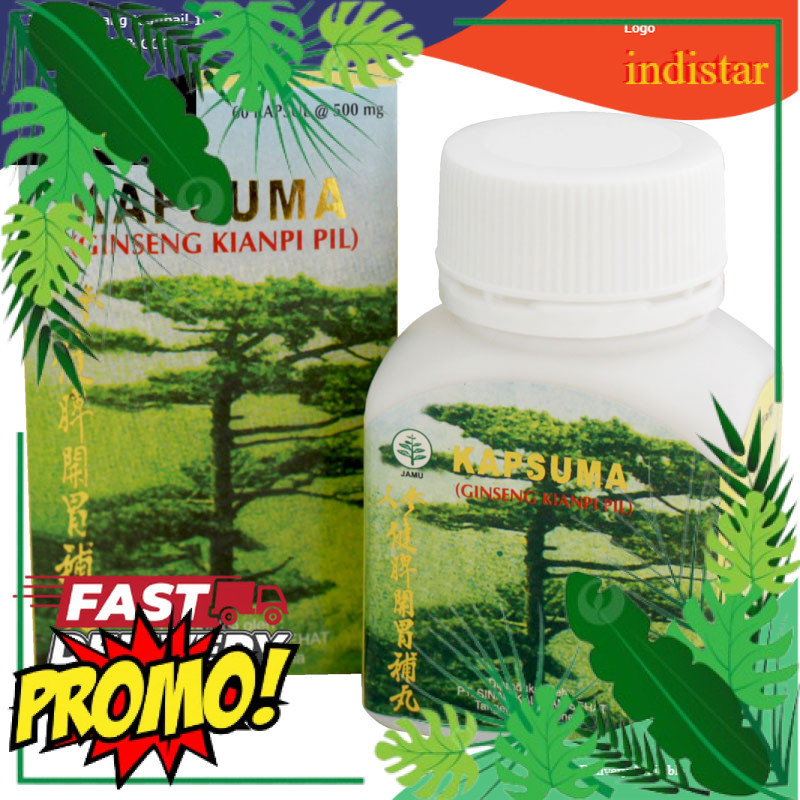 Promo hari ini ditoko kami Kapsuma Kianpi Pil  Wisdom ASLI Original  Ginseng Kianpi