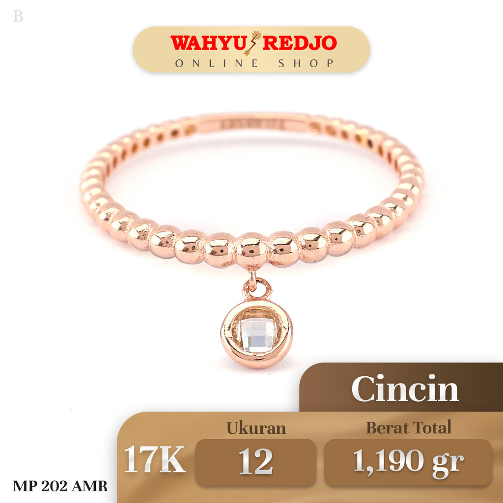 Cincin Emas AMR Kadar 17K Wahyu Redjo CC-17K 30646186-PMR