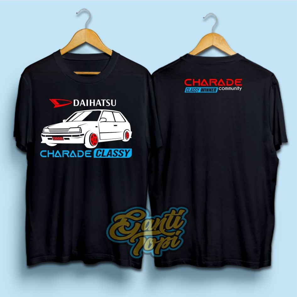 Kaos Distro Mobil Club - Kaos Daihatsu Charade Community - 100% Cotton Combad 30s