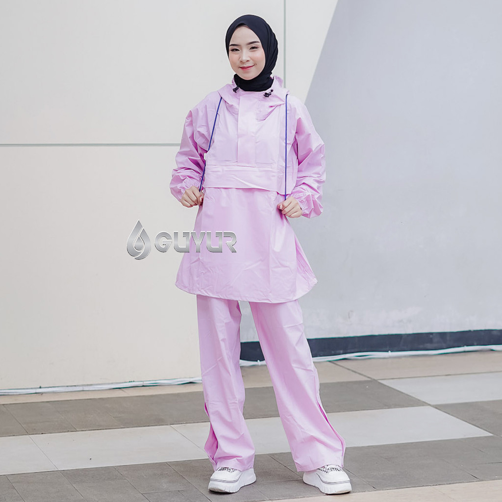 Jas Hujan Kangguru Pria Wanita Jumbo Original Guyur