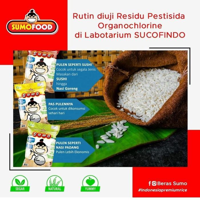 Promo Beras Sumo Pulen Seperti Sushi 5Kg