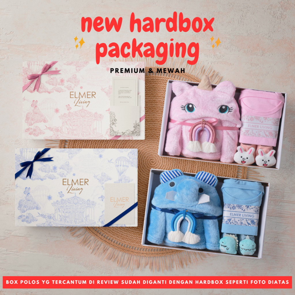 NEW Elmer Living Baby Blanket Series | Kado Selimut Bayi