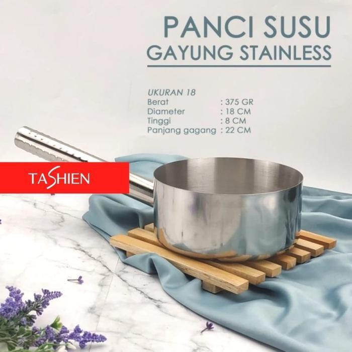 Panci Susu Gayung Stainless 18 CM