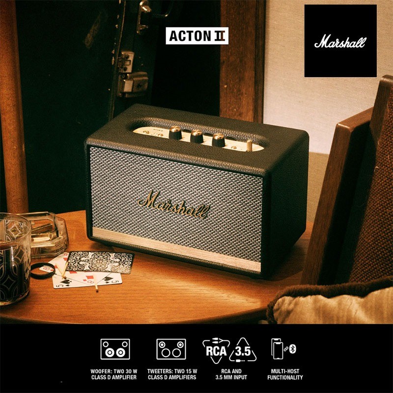 Marshall Acton II Bluetooth Speaker Marshall Portable Speaker Bluetooth waterproof Original 100% Spe