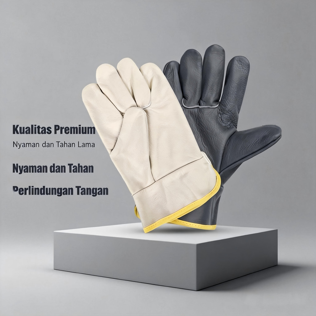 Sarung tangan las kulit, Sarung tangan pelindung las, Sarung tangan las anti percikan api, Sarung ta