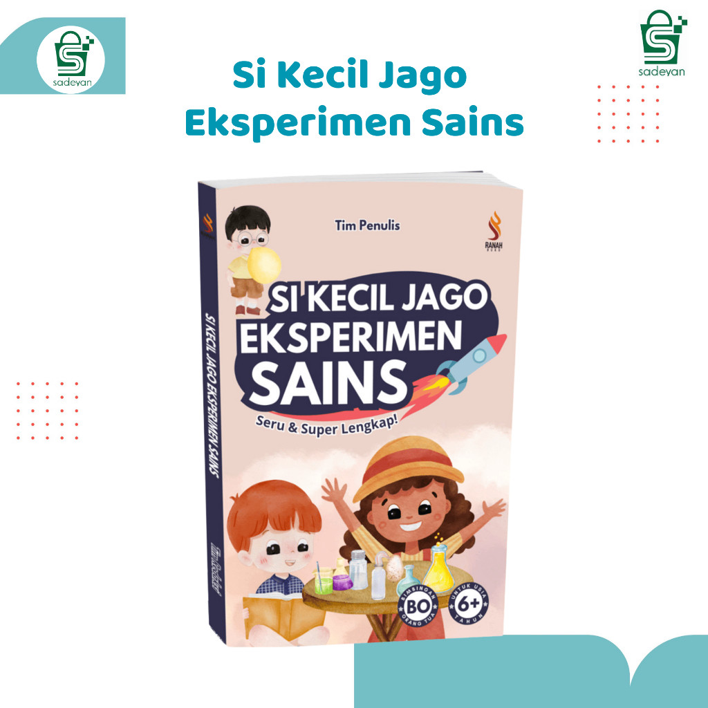 READY STOK Buku Si Kecil Jago Eksperimen Sains - Ranah Buku Literasi QyS