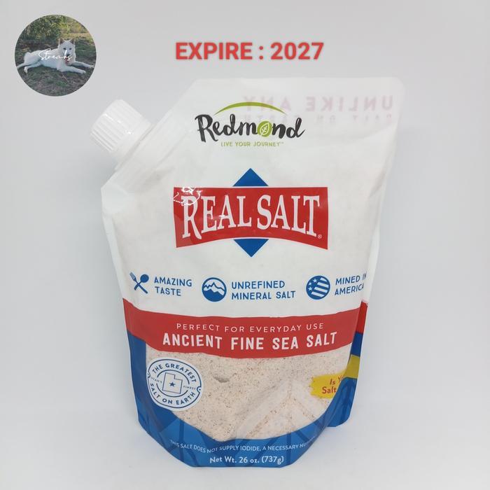 REDMOND REAL SALT ANCIENT KOSHER SEA SALT - 737gr FINE