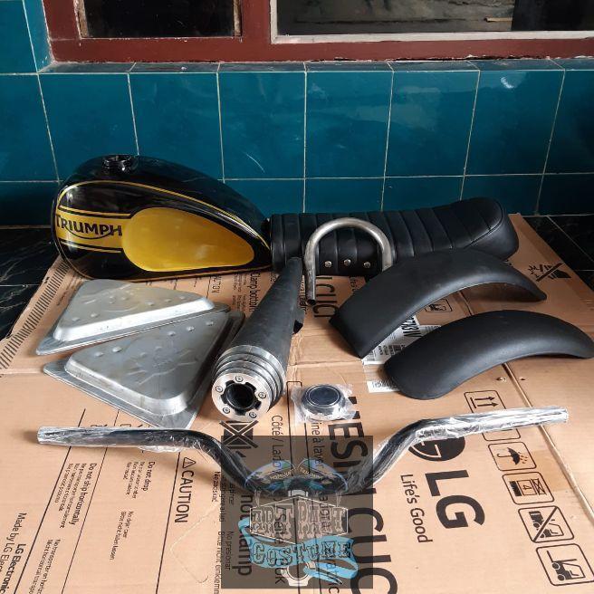 [GM] Paket Tangki motor PAKET BODY SET FULL MODIF JAPSTYLE BOBBER UNIVERSAL PNP TIGER BYSON MEGAPRO 