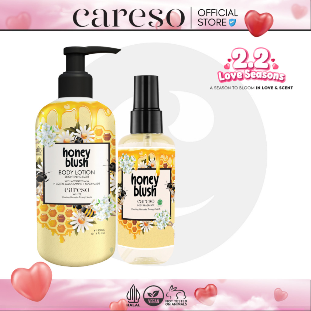 Honey Blush Series (Lotion + Fragrance Combo)