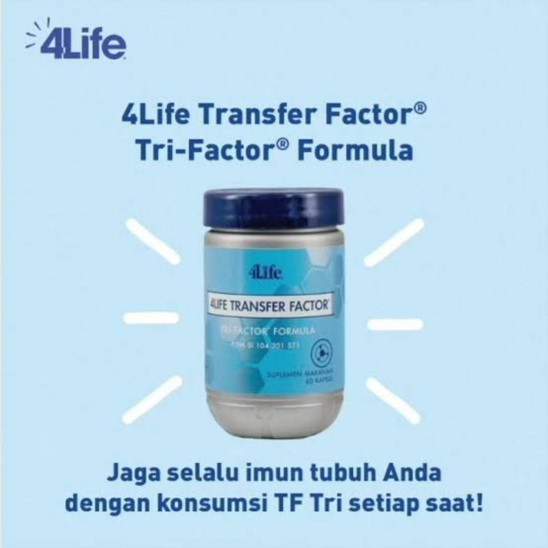 4Life Transfer Factor PLUS / TRI Factor Formula Asli Original 
 SUPLEMEN KESEHATAN