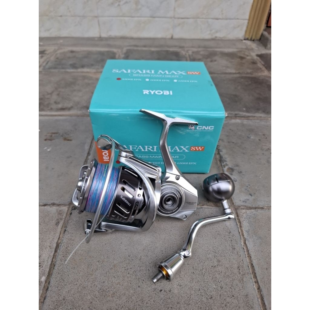 Reel Spinning Ryobi Safari Max SW 5500 second bekas