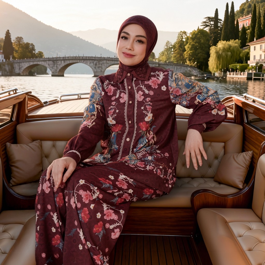 Setelan Pakaian Wanita Lucinda Set Atasan Dan Bawahan Mandjha By Ivan Gunawan