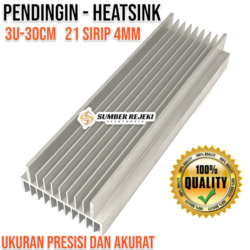 Pendingin Heatsink 3U 30CM Tebal 4MM High Quality