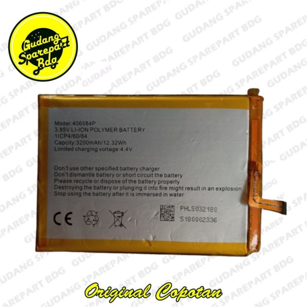 Baterai NUBIA N2 LITE ZTE 406084P Original Copotan.