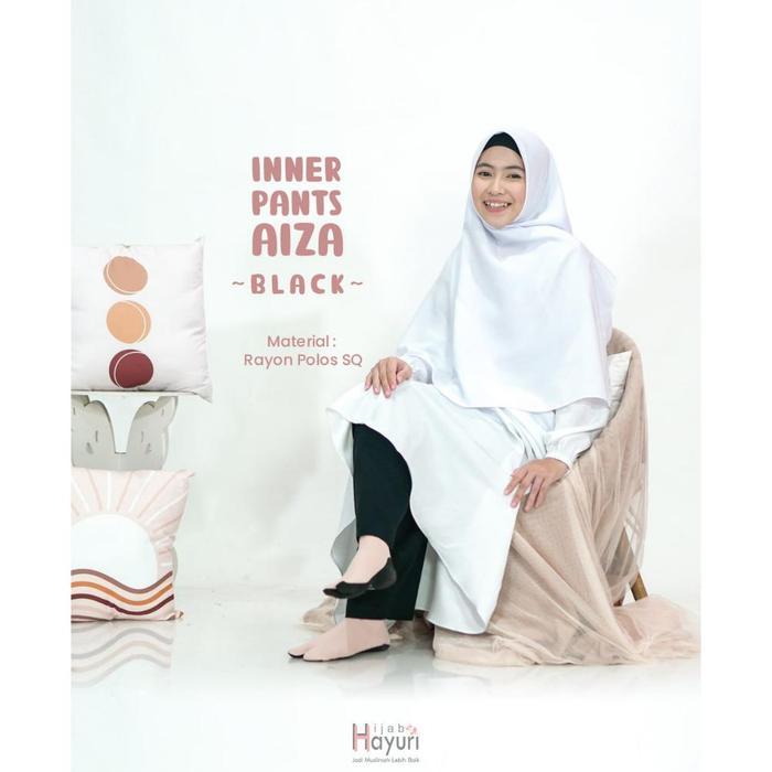 Inner Pants Aiza By Hijab Hayuri nal Celana Inner Wanita Muslimah Celamis Dalaman Gamis Legging Iner
