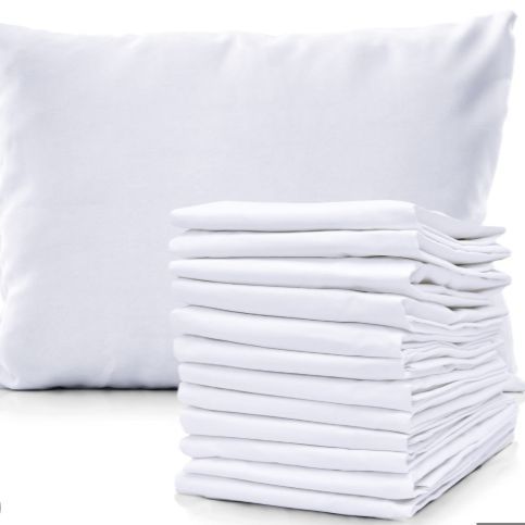 Pillow Case 70x50 Cotton CVC TC155 White - Sarung Bantal Putih
