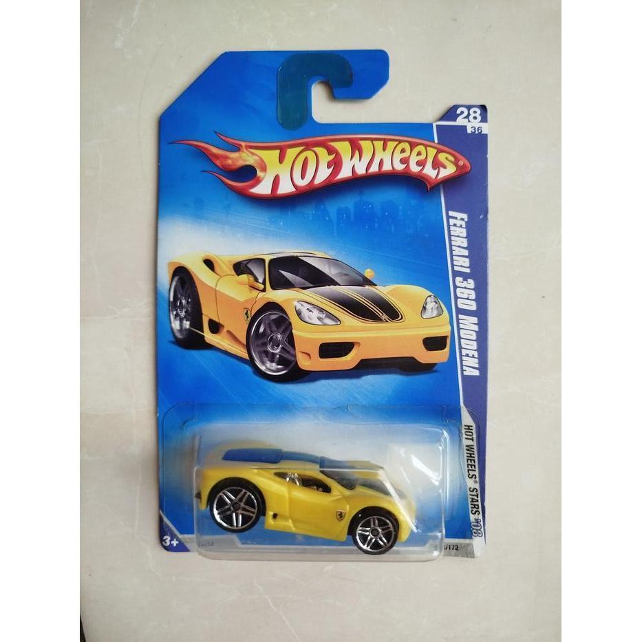 HOTWHEELS HOT WHEELS  FERRARI 360 MODENA  SOLID YELLOW  VERY RARE