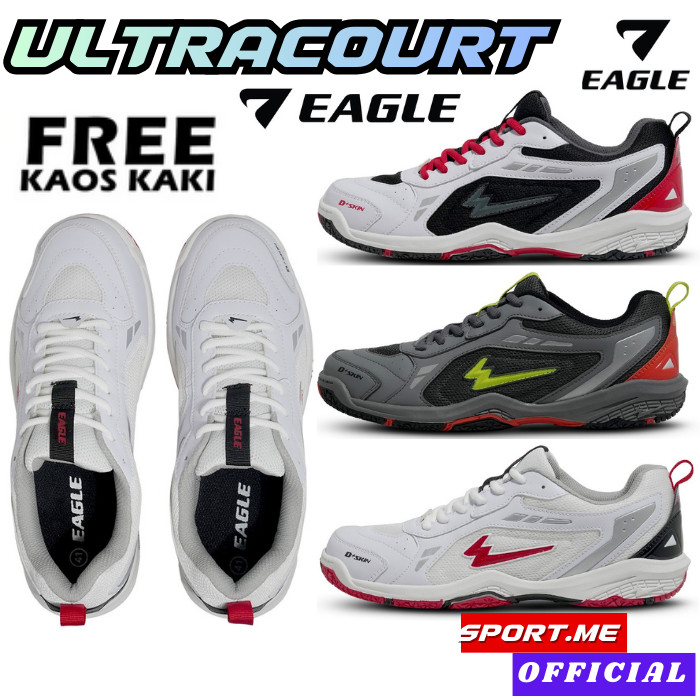 Eagle ULTRACOURT Badminton Shoes - Sepatu Badminton Original Eagle