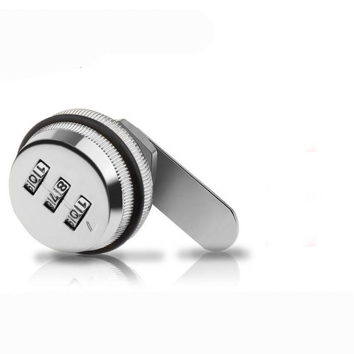 tralala market Kunci Kombinasi 3 Digit Kunci Loker Password Kombinasi Tiga Digit - Perak