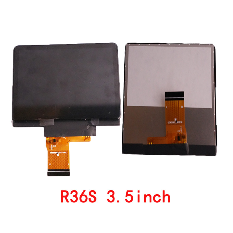For R35S R36S 3.5-in Game Console HL-PGDM035HD-C-V2 Screen Lcd Screen splay without Cover Plate Repl