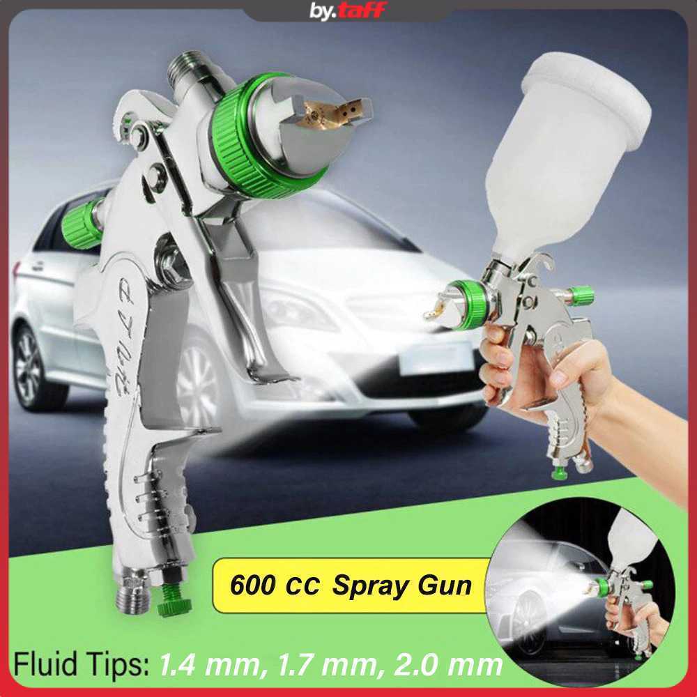 Taffware HVLP Professional Spray Gun Nozzle Airbrush 1.4/1.7/2.0mm - H-2008