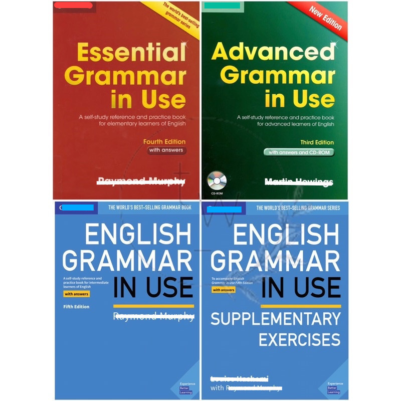 BUKU CETAK English Grammar in Use / Essential Grammar in Use / Advanced Grammar in Use & Supplementa