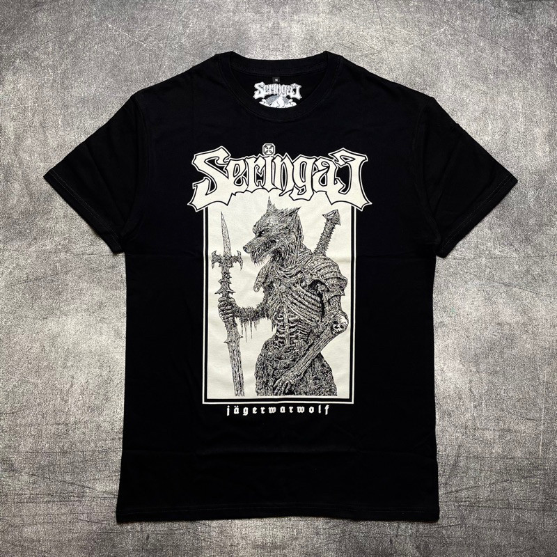 Tshirt SERINGAI X JAGER - JAGERWARWOLF Tebal