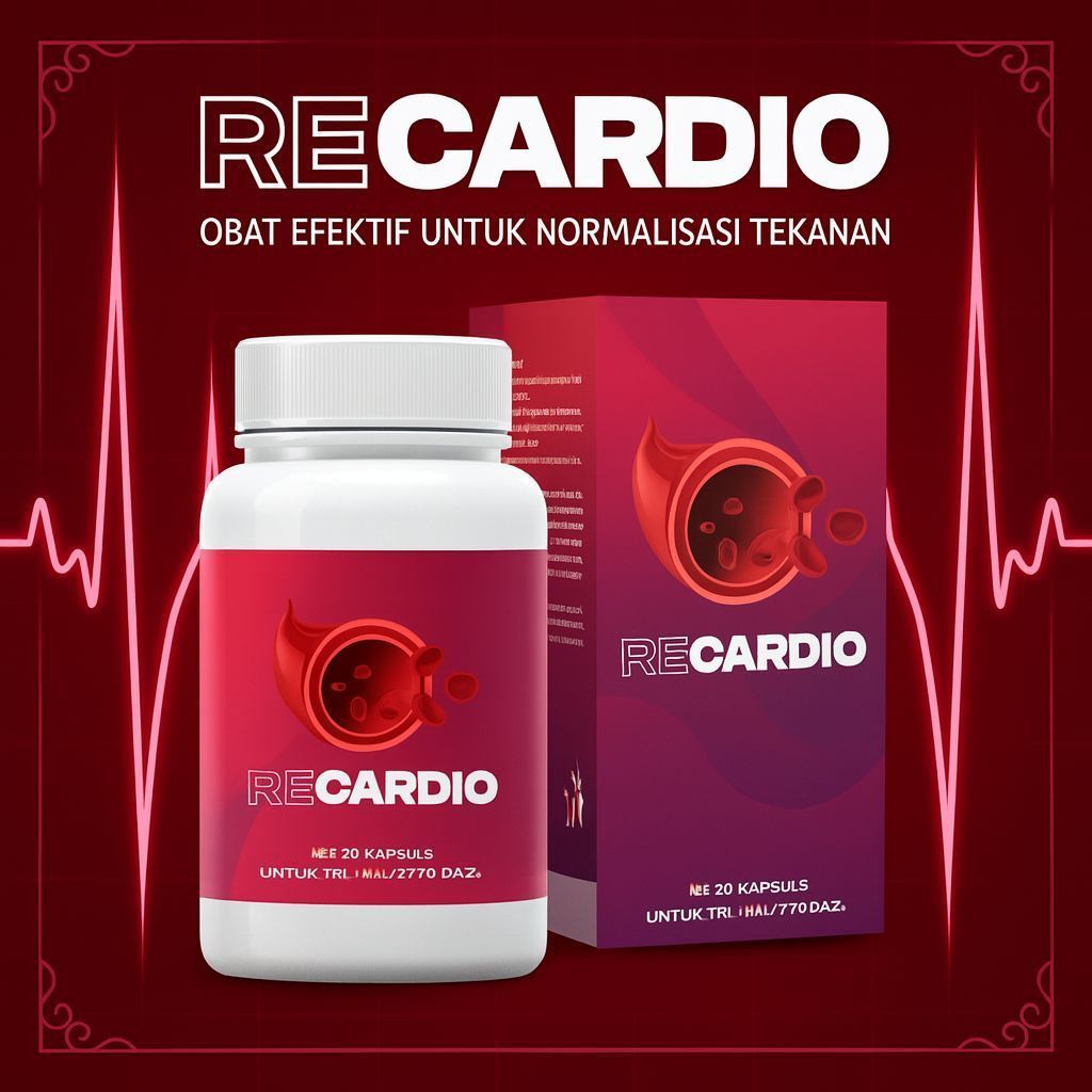 Recardio Original Obat Hipertensi asam urat kolesterol herbal