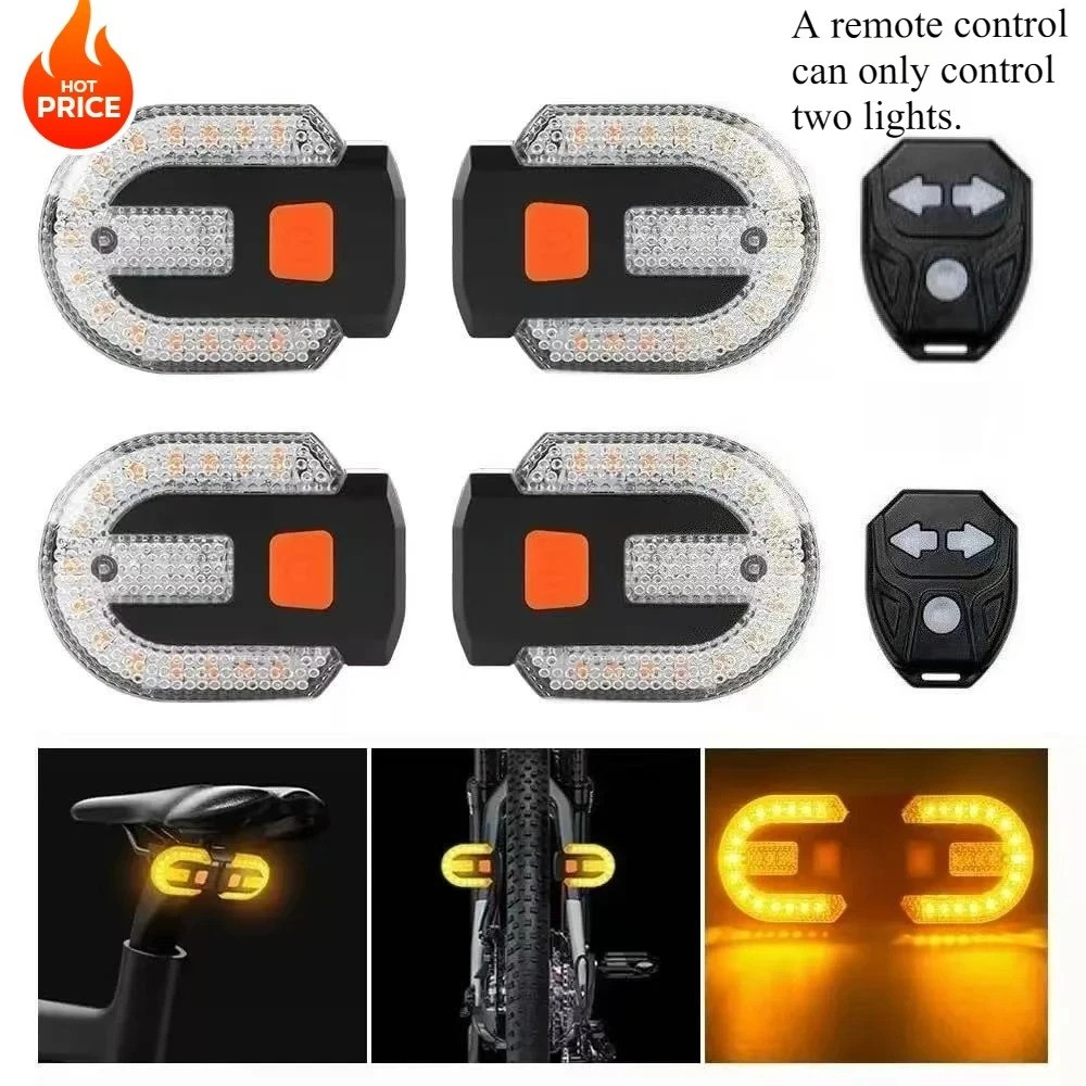 Lampu Belakang Sepeda dengan Lampu Sein, Lampu Belakang Sepeda Terpisah, Lampu Sein Sepeda yang Dapa