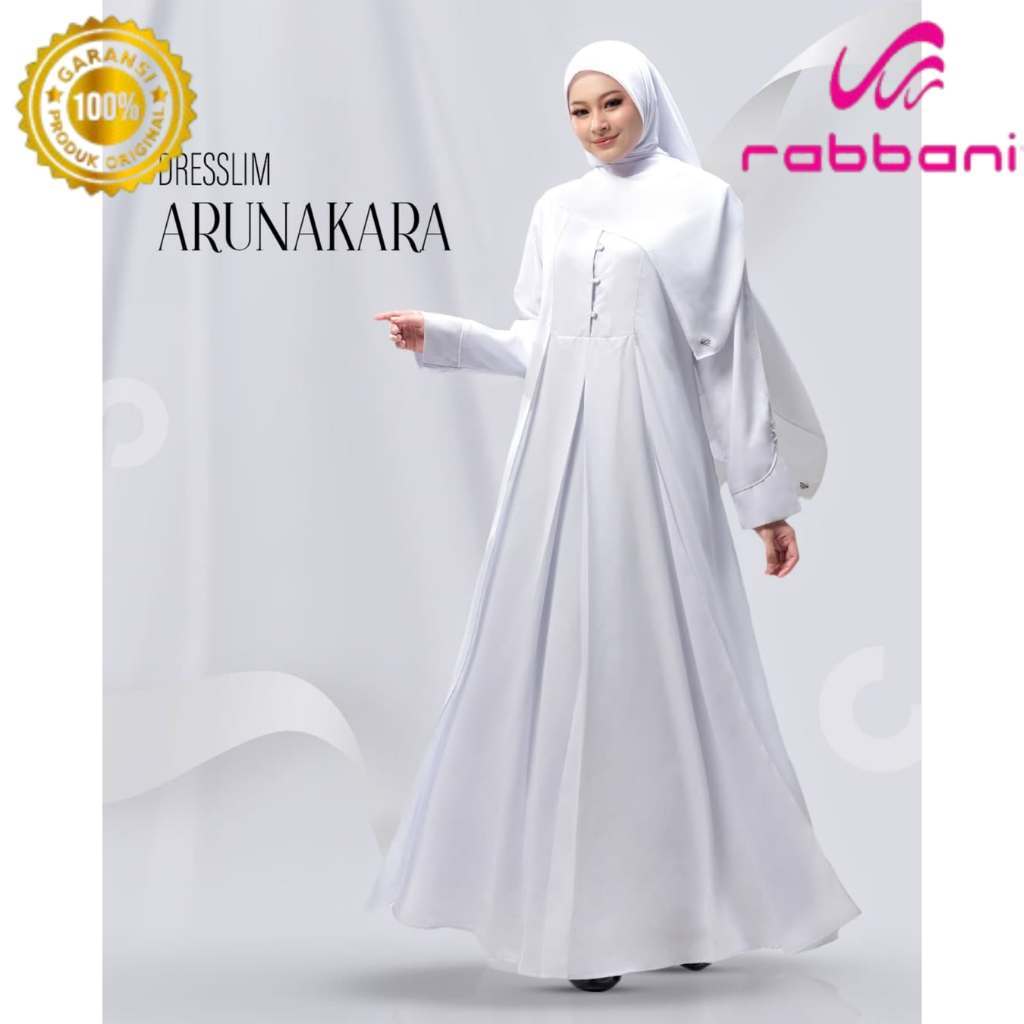 Rabbani ori - Dresslim Arunakara | Dresslim Rabbani | Gamis Rabbani | Gamis Putih Dewasa | Gamis | G