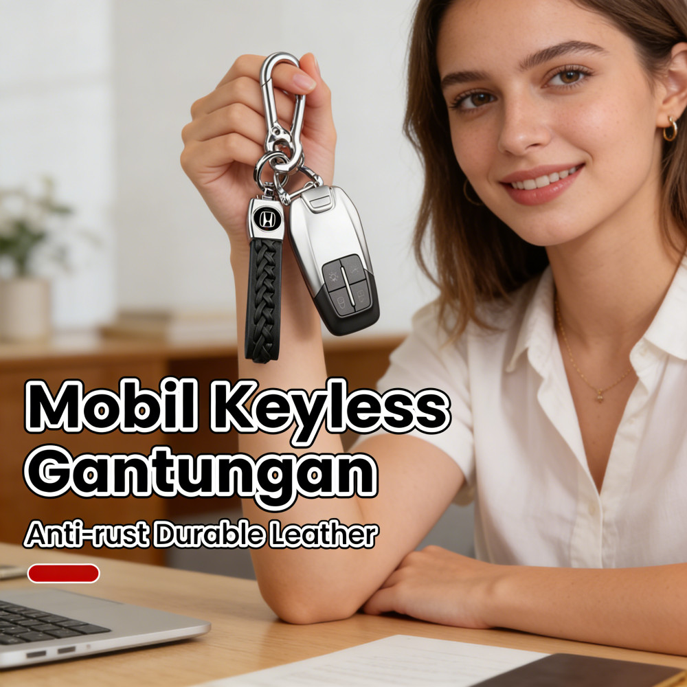 Gantungan Mobil Motor Smartkey Tali Ganci Kepang Kepang Kepang Kulit