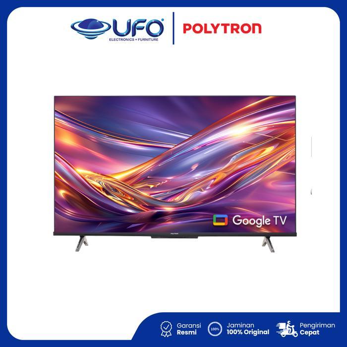 Polytron 55 Inch 4K UHD Smart Google TV PLD55UG5059 – Ultra HD, Slim Design & Dolby Audio