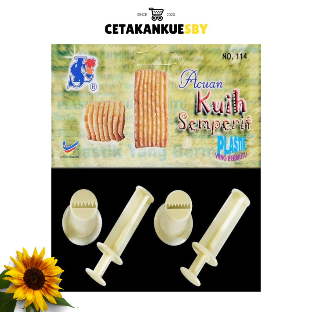 SWS  Cetakan Kue Semprit Import Sin Lian No114 Cetakan Nastar Gulung Dorong