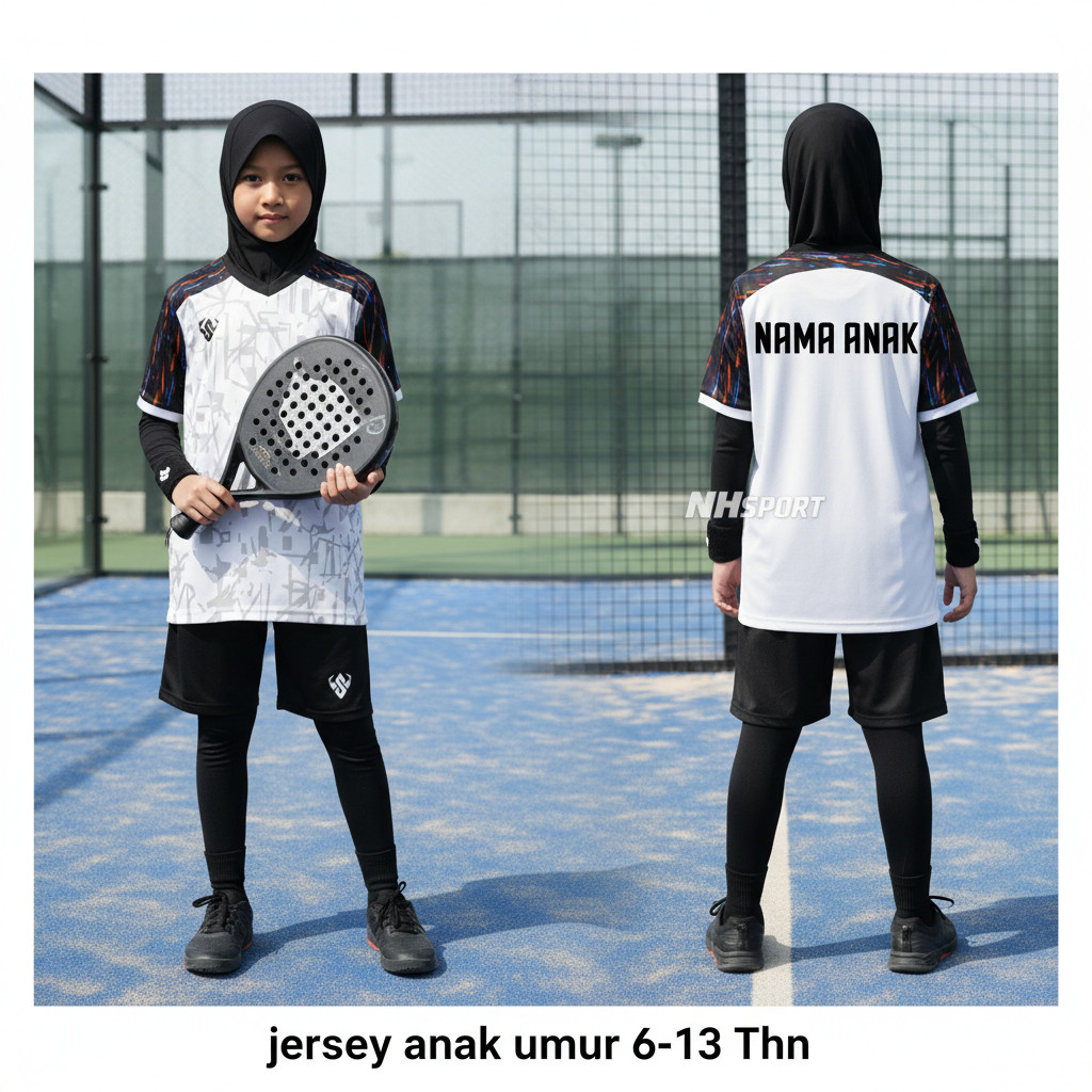 BAJU BADMINTON ANAK LAKI LAKI PEREMPUAN GRATIS NAMA