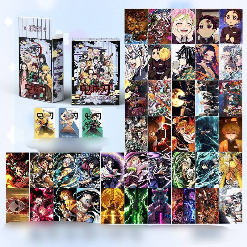 [KH] DEMON SLAYER 50 HOLOGRAM PHOTOCARD LOMO CARD PHOTO CARD KARTU LOMOCARD ANIME PHOTOCARD WIBU