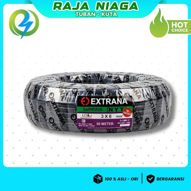 KABEL NYY 3X6 EXTRANA 50 METER