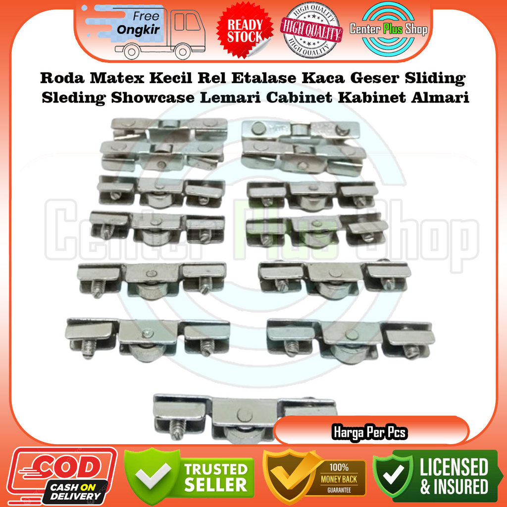 Roda Matex Kecil Rel Etalase Kaca Geser Sliding Sleding Showcase Lemari Cabinet Kabinet Almari Kitch