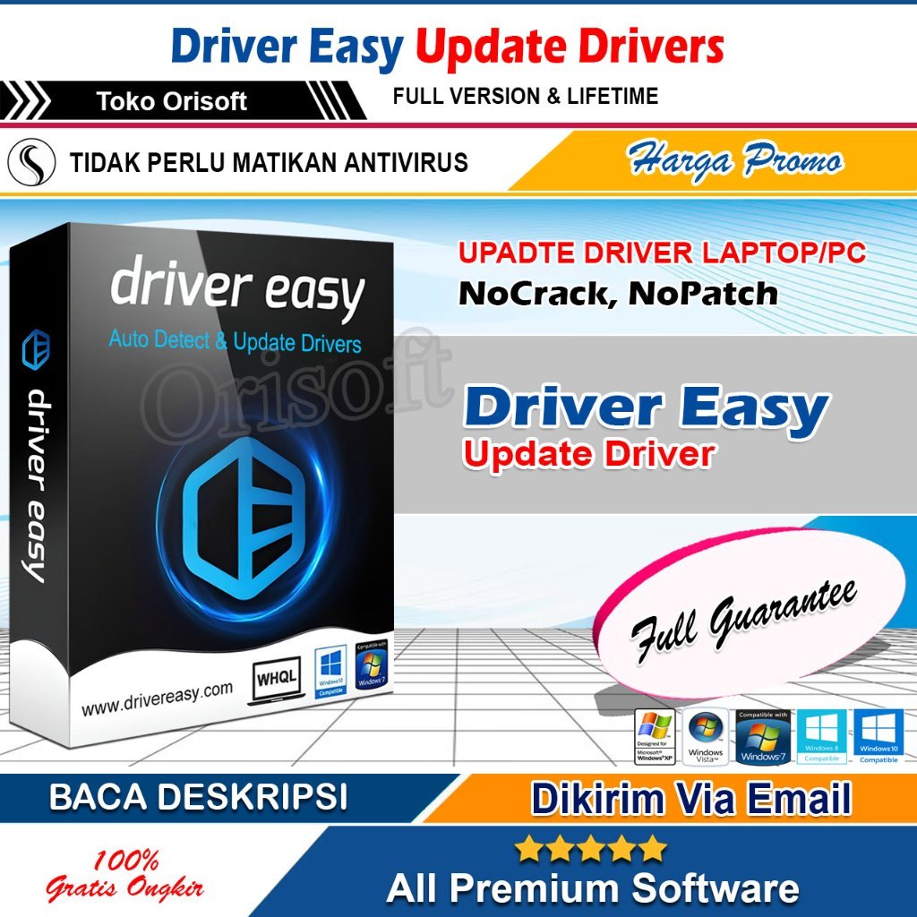 Driver Easy Pro 6.1 Terbaru Full Version Lifetime Update Driver PC Laptop 1 Klik