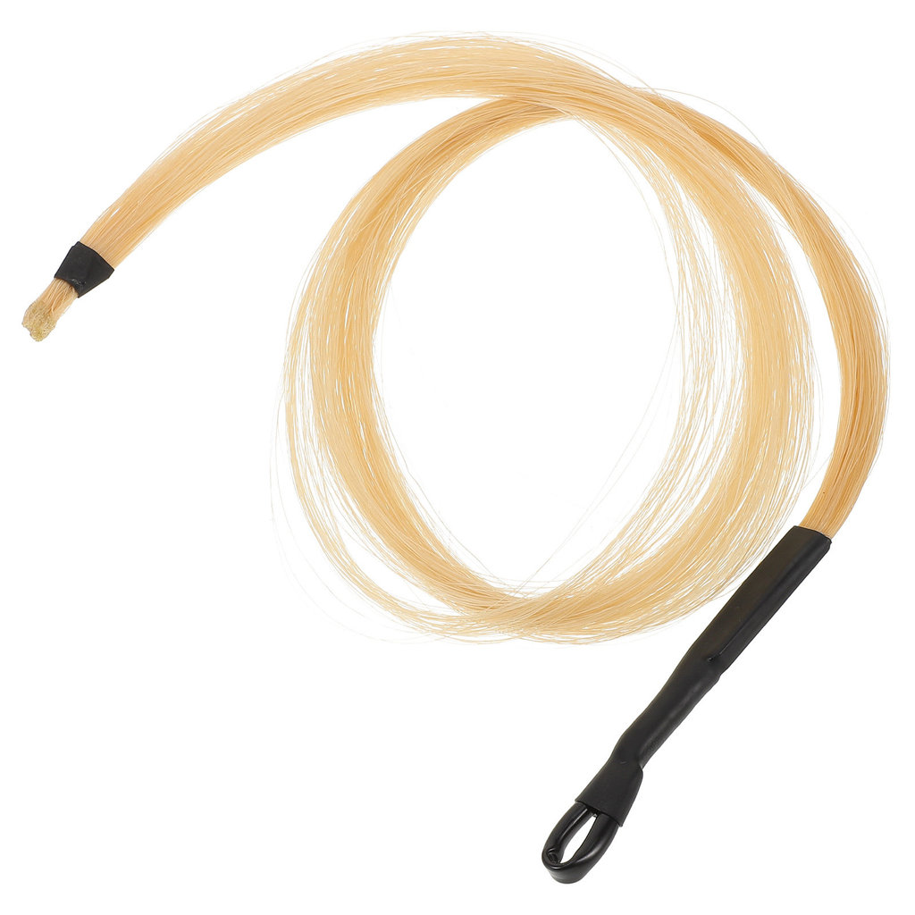 Natural Horsehair for Erhu trument Replacements Long Wearable Bow String for Uninterrupted Playing E