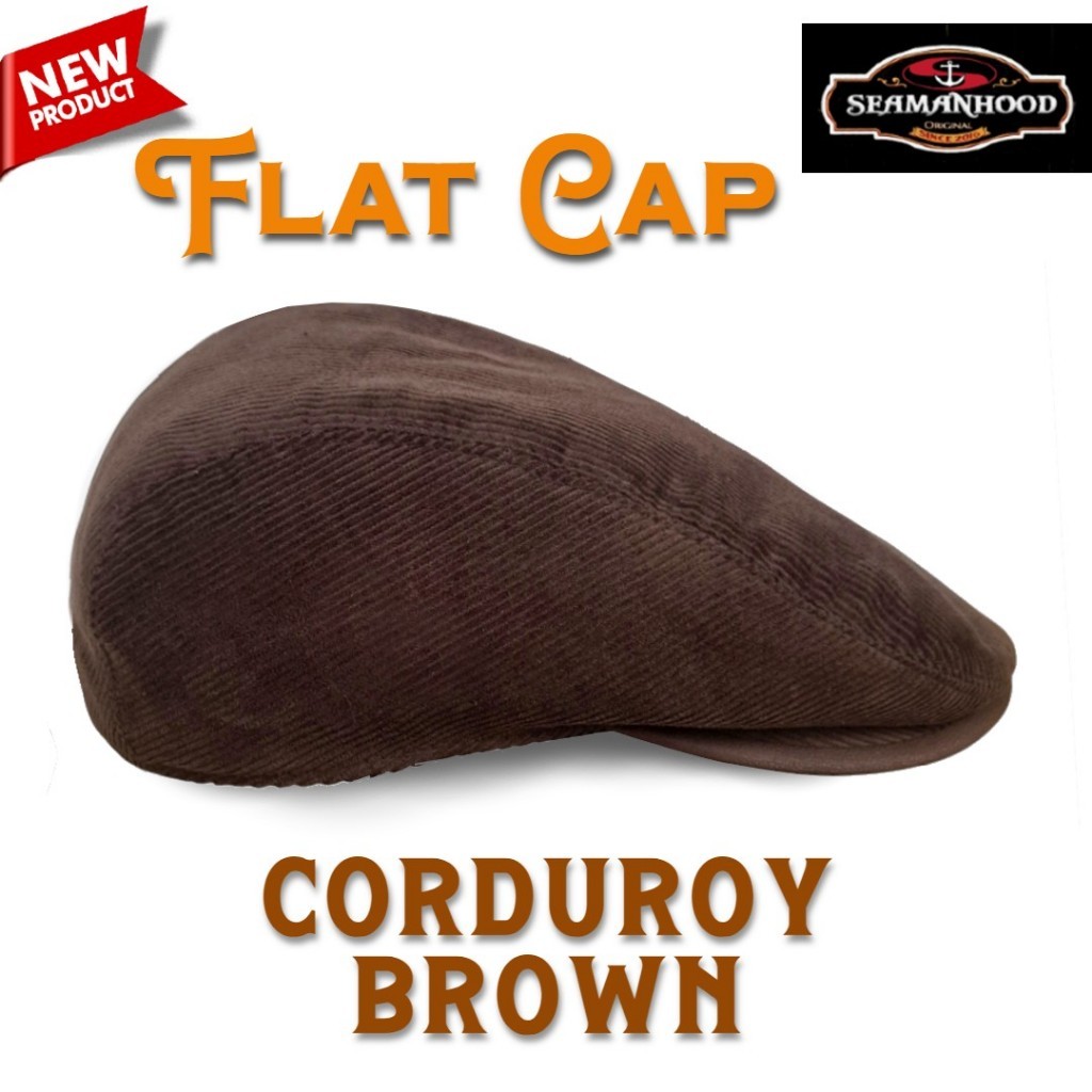 Topi Flat Cap Vintage Original Seamanhood  Topi FlatCap Ivy Cap Topi Copet Derby Hat Topi Kodok Cord