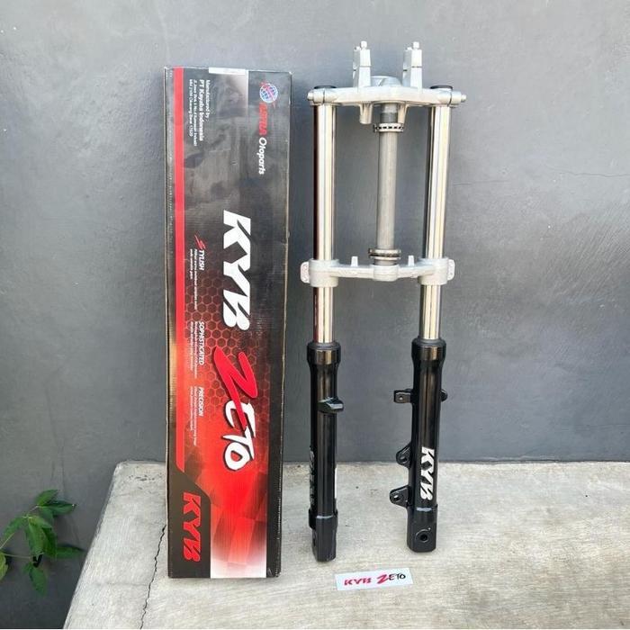 SHOCK SKOK DEPAN KYB ZETO ORIGINAL AS 33 SKOK DEPAN SET SEGITIGA PNP RX KING - Bottom Hitam, Skok KY