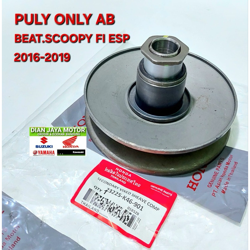 ( Thailand ) Pulley Beat FI ESP K46 K81 K44 Only AB PULLY BELAKANG Honda Beat FI Esp Beat Street Bea