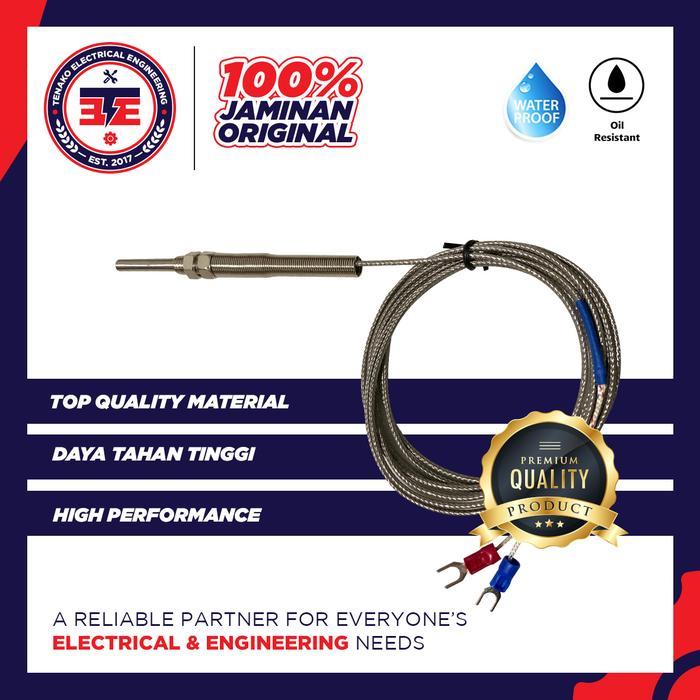 Thermocouple Probe Type K Drat M8 1.25mm Thermocouple Model Probe - 30mm, 2 Meter