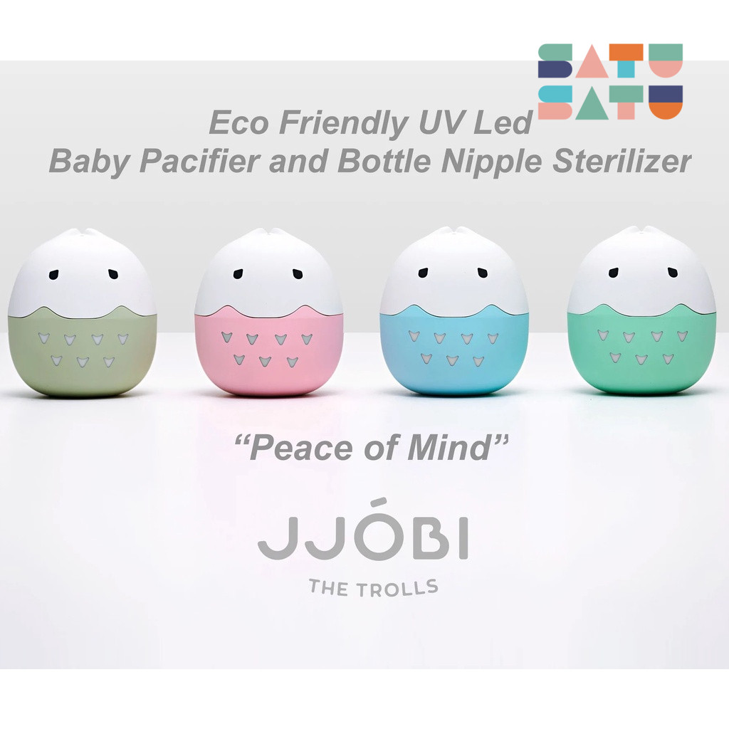 JJOBI Trolls - Eco Friendly Premium UV LED Pacifier Sterilizer - Tempat Steril Empeng Dot