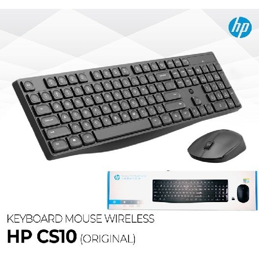 PAKET KEYBOARD HP WIRELESS+ MOUSE HP WIRELESS COMBO SET HP CS10