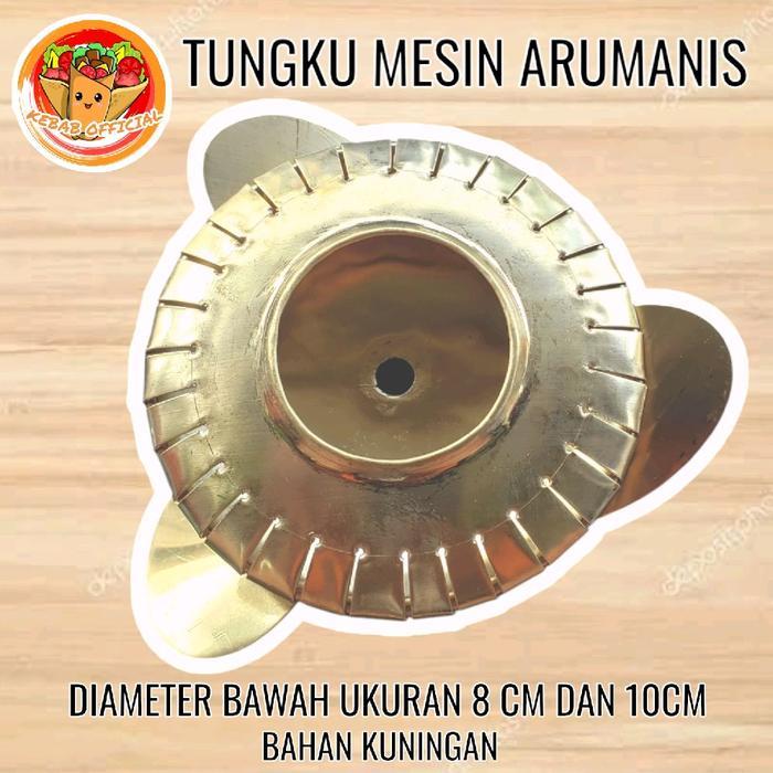 Promo Tungku Mesin Arumanis Bahan Stainless - Kuningan - Tembaga / Diameter 8 cm dan 10 cm - STAINLE